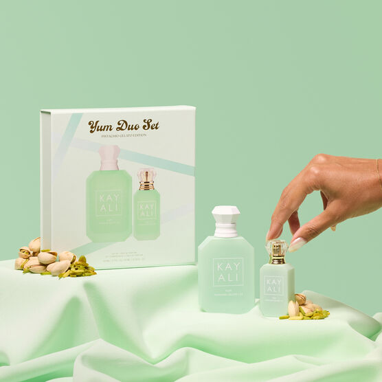 KIT COFFRET KAYALI YUM PISTACHIO GELATO 33 FEMININO EAU DE PARFUM